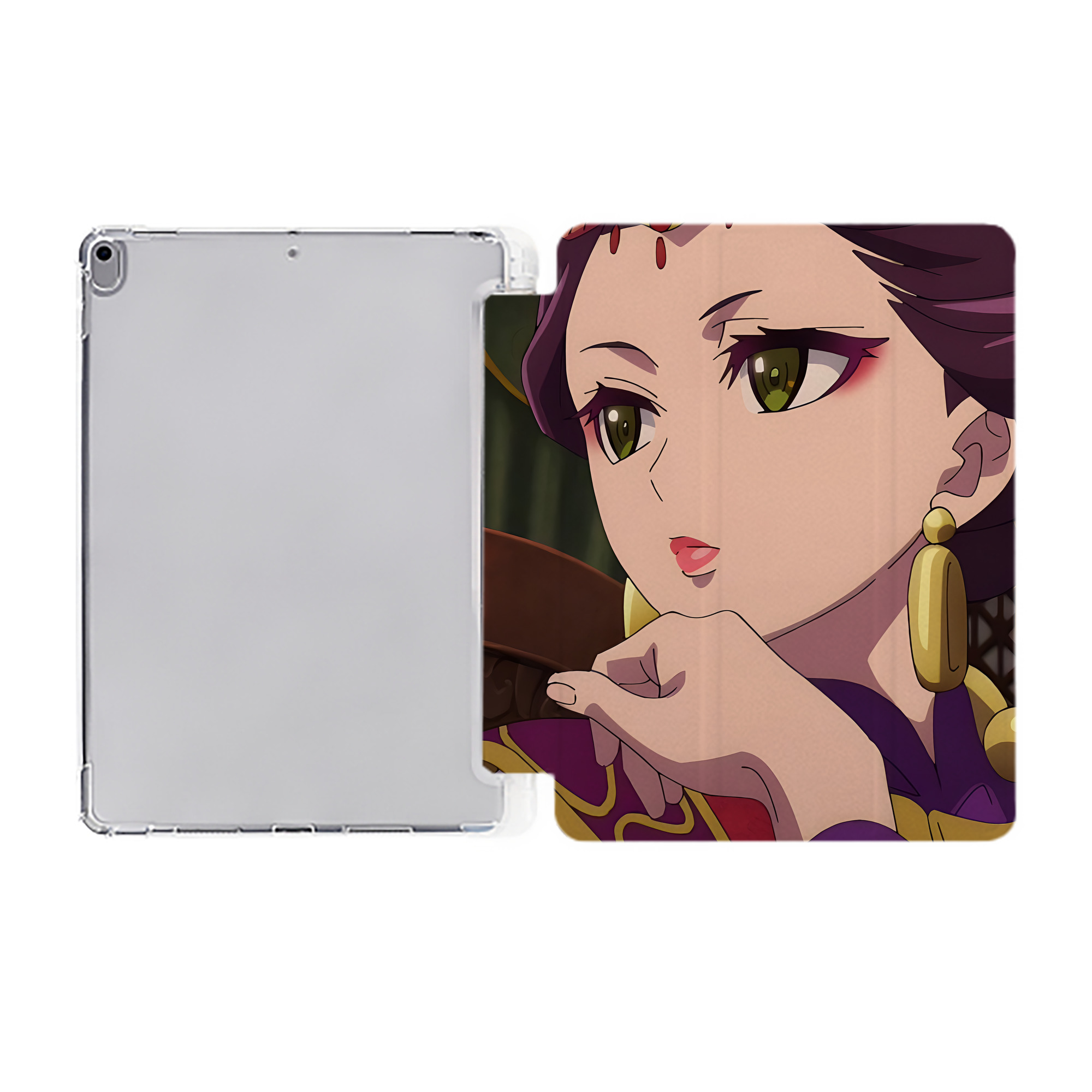 （画像用） 薬屋のひとりごと The Apothecary Diaries IPad ケース ペン収納付き 三つ折りスタンド PUレザー×シリコン 対応機種9.5/10.5/10.9インチ